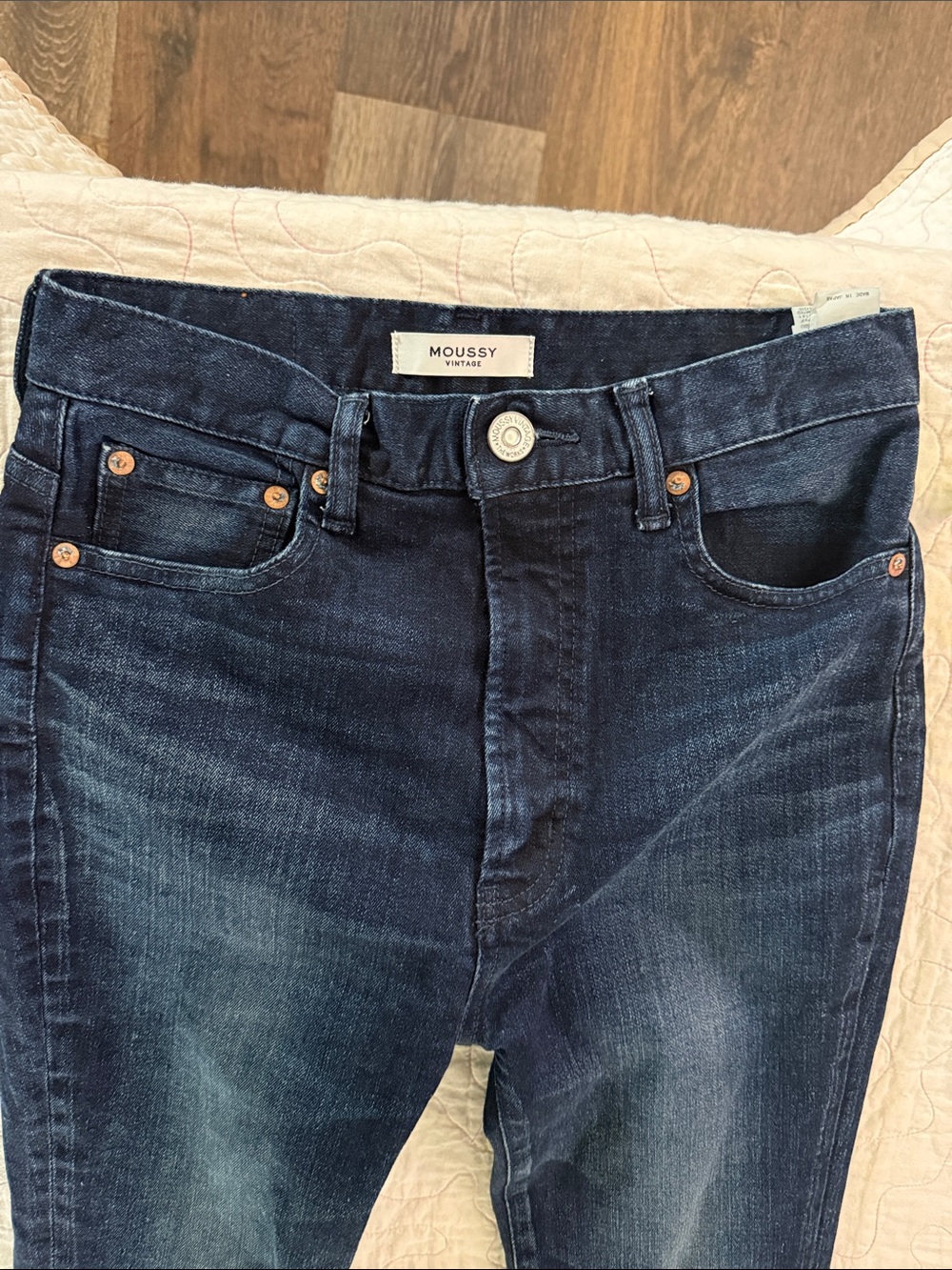 Moussy Navy Blue Skinny Men’s Jeans